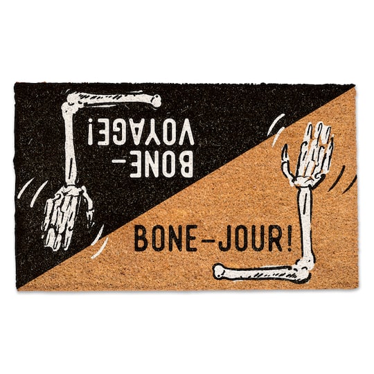 Bone-Jour Bone-Voyage Doormat